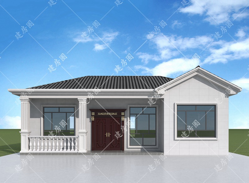 農(nóng)村一層自建房外觀圖片
