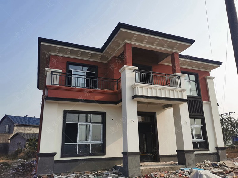 阿壩15x9米農(nóng)村建房平面圖帶效果圖-阿壩自建房屋別墅施工隊