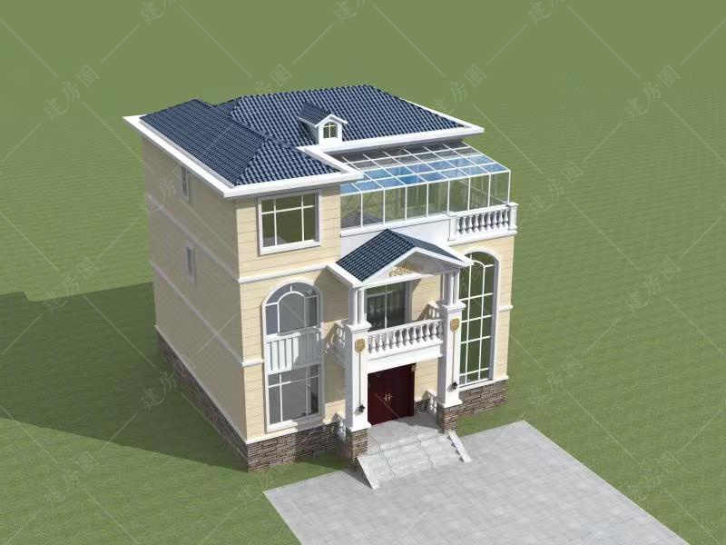 自建房陽光房的效果圖