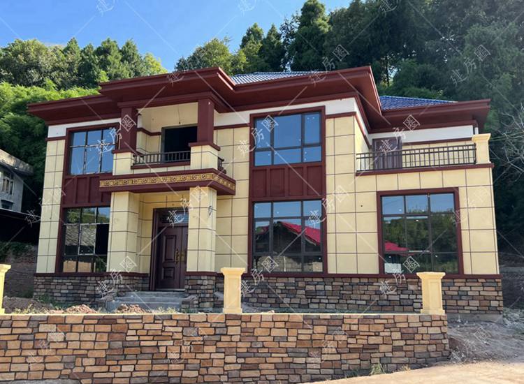 農(nóng)村300平方兩層自建房施工，平場地到整體完工全程實拍