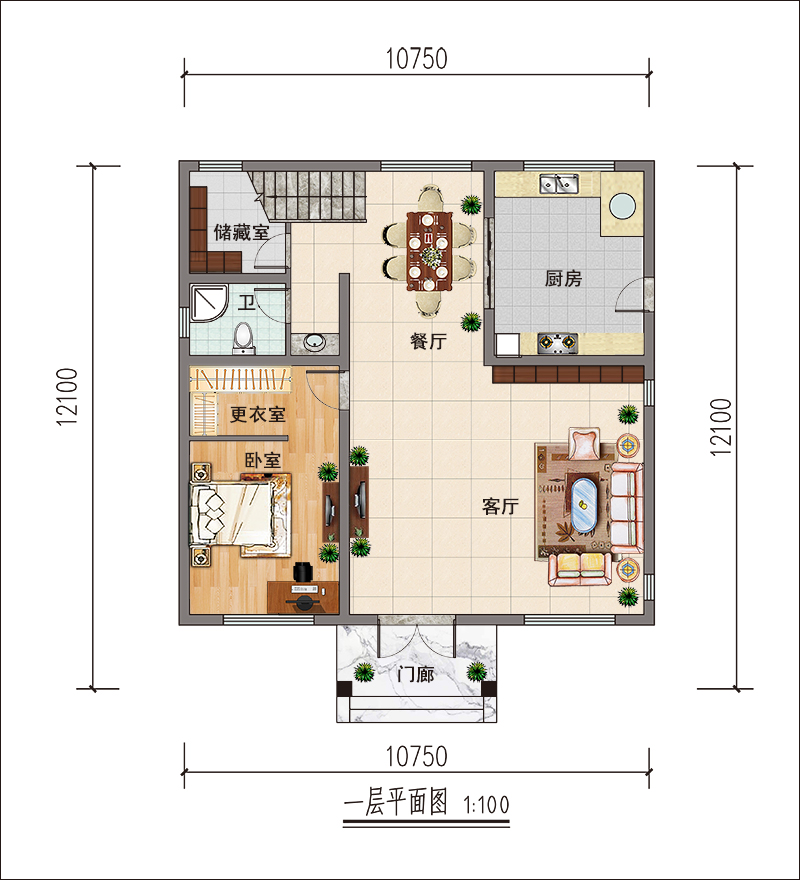 一層平面布局圖