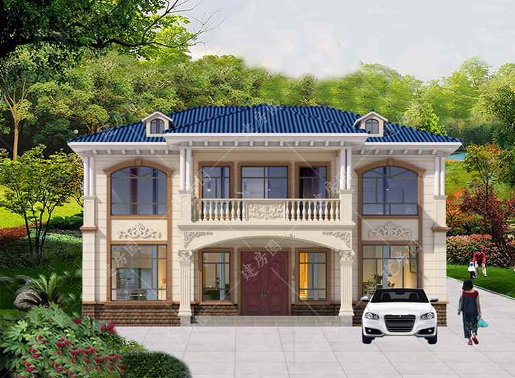 農(nóng)村二層普通自建房平面圖大全，戶型合理舒適，外觀也很好看