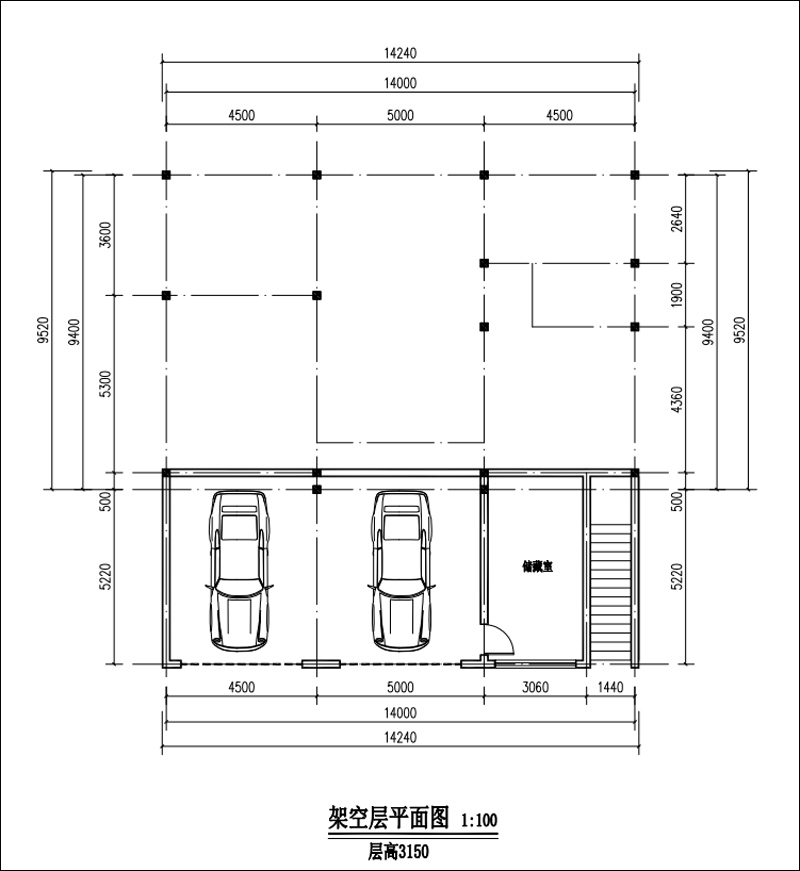 一層平面布局圖