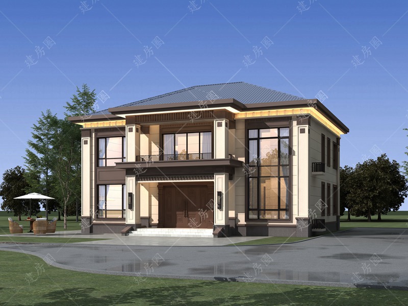16米x11米兩層自建房外觀圖片