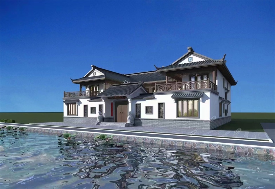 農(nóng)村大氣中式三合院實(shí)景照，回村建一棟都說(shuō)漂亮，完工三合院更大氣實(shí)景照片