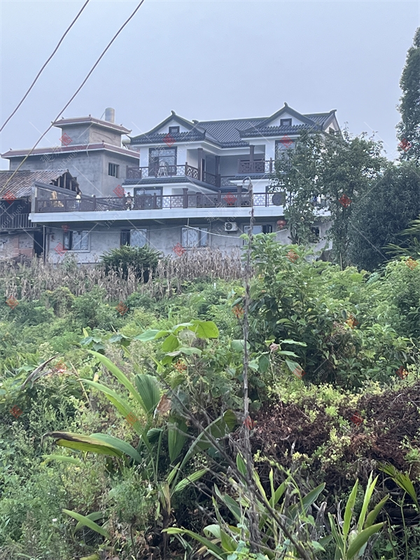 占地150平農(nóng)村二層中式三合院，完工效果完美，業(yè)主點(diǎn)贊實(shí)景照片